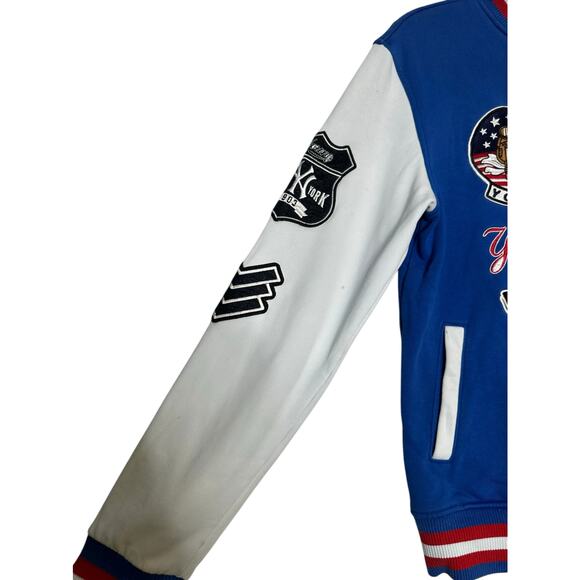 MLB New York Yankees blue white varsity jacket size Small - Picture 9 of 15